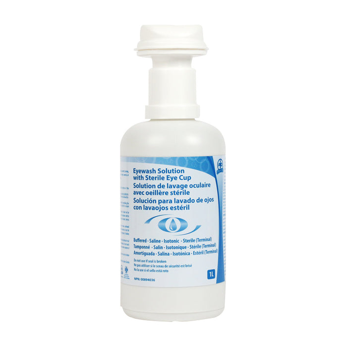 Eyewash 1L Bottle - w/ Eyecup