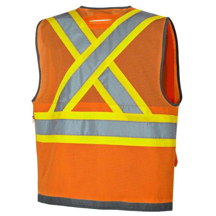 Mesh Back Zip Surveyor Vest