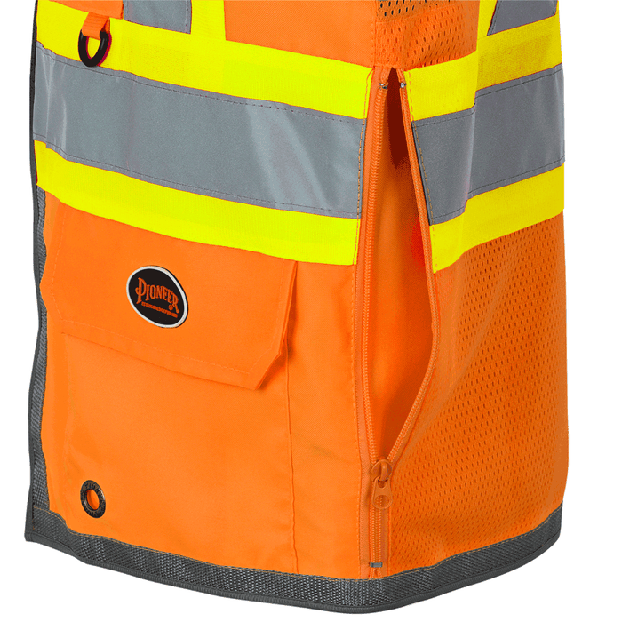 Mesh Back Zip Surveyor Vest