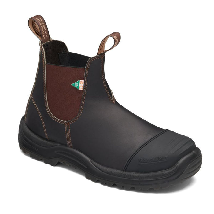 Blundstone Stout Brown Toe Cap