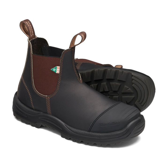 Blundstone Stout Brown Toe Cap