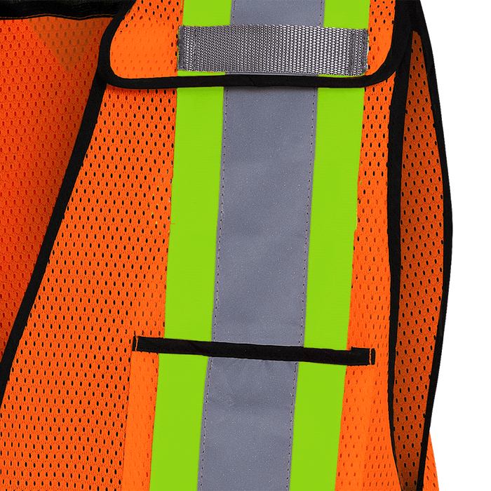 Orange Tear-Away Mesh Vest