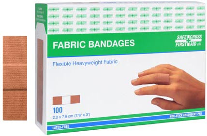 Fabric Bandages 2.2x7.6cm-100/